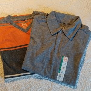 2 wonder nation boys Shirt size L  (10/12)